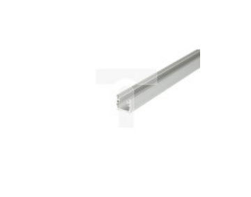 Profil aluminiowy do taśmy led FLOOR12 podłogowy anodowany srebrny TOPMET wodoodporny do łazienki LUX01094 /2m/