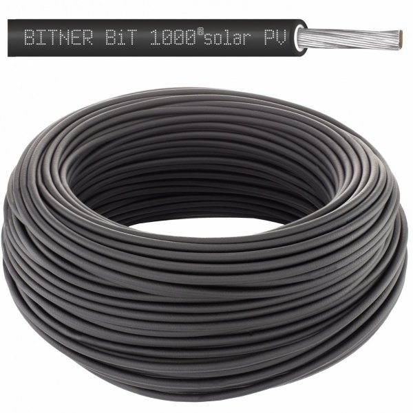 Kabel fotowoltaiczny BiT 1000 solar PV 1x4 1/1kV czarny S68350 /bębnowy/