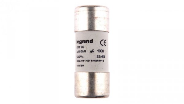 Wkładka bezpiecznikowa cylindryczna 22x58mm 100A gL 500V HPC 015396