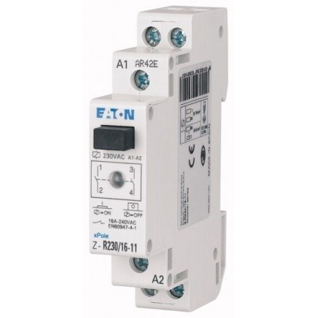 Przekaźnik instalacyjny 16A 1Z 230V AC z diodą LED Z-R230/16-10 ICS-R16A230B100