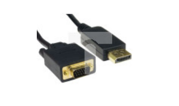 Kabel DisplayPort 5m Męskie DisplayPort to Męski adapter VGA Czarny