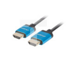 Kabel HDMI Highspeed with Ethernet Premium 4K/Ultra HD SLIM 1,8m CA-HDMI-22CU-0018-BK