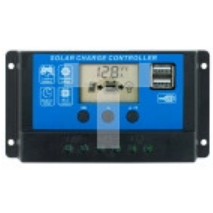 Regulator solarny Kontroler ładowania PWM 20A 12V/24V LCD 2xUSB