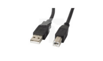 Przewód adapter USB 2.0 HighSpeed 1,8m ferryt USB-A - USB-B CA-USBA-11CC-0018-BK