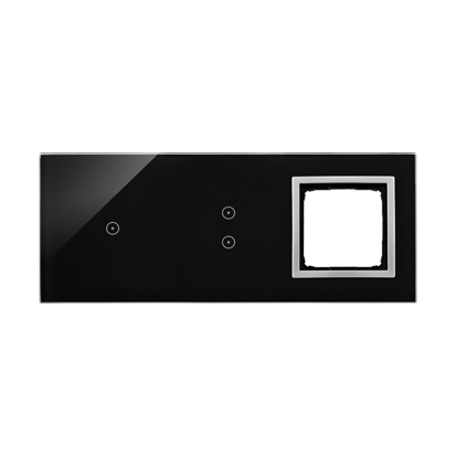 Simon Touch ramki Panel dotykowy S54 Touch, 3 moduły, 1 pole dotykowe + 2 pola dotykowe pionowe + 1 otwór na osprzęt S54, księży