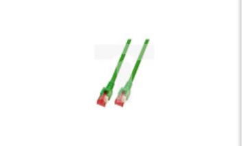 Kabel krosowy / Patchcord SFTP 1m Cat.6 LSZH zielony / EFB