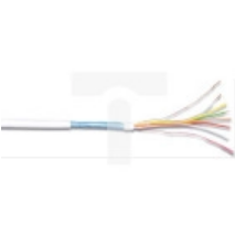 Wielożyłowy kabel do zabezpieczeń Ekranowany, dł. 100m, 0,22 mm² CSA, 200 V, 10-żyłowy, Ø 5.5mm, izolacja: Polichlorek