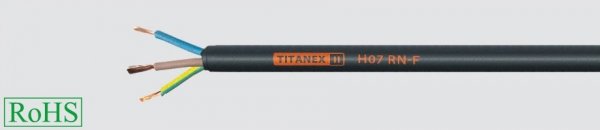 Przewód przemysłowy TITANEX H07RN-F 12x2,5 450/750V 37096T /bębnowy/