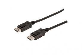 Kabel połączeniowy DisplayPort 4K 60Hz UHD Typ DP/DP M/M czarny 20m AK-340105-200-S