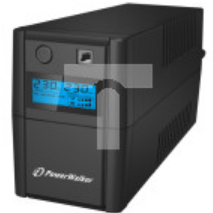 UPS POWERWALKER LINE-INTERACTIVE 850VA/480W, 2xIEC, RJ11 we/wy, USB, LCD VI850SELCD-IEC