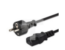 Kabel SAVIO CL-138 (C13 / IEC C13 / IEC 320 C13 - Schuko M 1,8m kolor czarny)