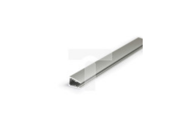Profil aluminiowy led Mikro10 do szyb o grubości do 6mm anodowany srebrny TOPMET LUX00535 /2m/
