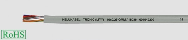 Przewód sterowniczy TRONIC (LiYY) 2x0,34 500V 18057 /bębnowy/