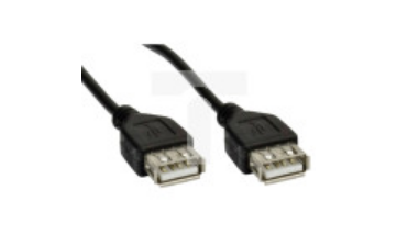 Kabel USB AK-USB-06 USB A (f) / USB A (f) ver. 2.0 1.8m AK-USB-06