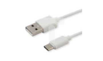 Kabel SAVIO CL-125 (USB typu C - USB 2.0 typu A 1m kolor biały)