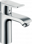 31121000 Hansgrohe Metris Jednouchwytowa bateria umywalkowa 110 CoolStart z kompletem odpływowym z cięgłem