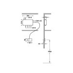 Tres SHOWER TECHNOLOGY ELEKTRONICZNY STEROWNIK TERMOSTATYCZNY PODTYNKOWY 4-DROŻNY SHOWER TECHNOLOGY BLUE EDITION-49288499