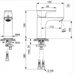 Ideal Standard Connect Air Bateria umywalkowa bez korka szary magnetyczny połysk A7024A5