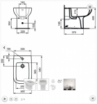 Ideal Standard i.life A Bidet stojący 54x35,5 cm biały T472001