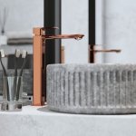 KFA Armatura Dust bateria umywalkowa wysoka miedziana połysk 30.6 cm 93832057