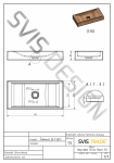 S.V.I.S. Design UMYWALKA 50 CM SIRIUS BUK LAKIER NATURALNY PÓŁMATOWY