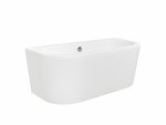 Besco Volya wanna wolnostojąca 150 + syfon klik-klak chrom z przelewem slim WKV150WSS