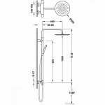 Tres Study zestaw natryskowy termostat 26238701NM czarny mat  MAGAZYN/24H