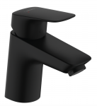 Hansgrohe Logis Jednouchwytowa bateria umywalkowa 70 z kompletem odpływowym Push-Open czarny mat 71077670
