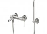 KFA Armatura Flint bateria wannowa srebrna stal nierdzewna 93836242
