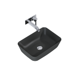 Elita UMYWALKA RENI 46x33 BLAT, CERAM ANTHRACITE MATT 145098