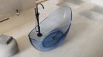 Besco Axya Blue Wave wanna wolnostojąca 180 syfon chrom WAA180BWC