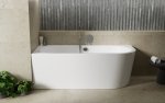 Besco Avita A-line wanna wolnostojąca 170 L + syfon z napełnieniem chrom WAA170ALN