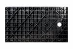 Besco Vexo Marble Black brodzik prostokątny 140 VMB14090P