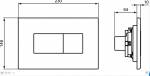 Ideal Standard ProSys Przycisk spłukujący, chrom R0110AA