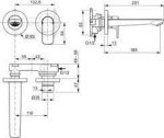Ideal Standard Connect Air Bateria umywalkowa podtynkowa szary magnetyczny połysk A7029A5