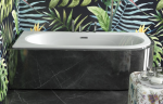 Besco Avita Slim+ wanna pod zabudowę 160 Prawa + syfon z przelewem chrom WAV160NPP
