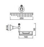  Giulini Giovanni Ibisco Crystal Koszyczek bronzo RG1160/S/BR