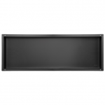 Balneo Wall Box No rim Black Półka wnękowa bez kołnierza 90 x 30 x 7 cm czarna ze stali nierdzewnej OB-BL5-NR