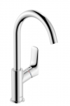 Hansgrohe Logis Jednouchwytowa bateria umywalkowa 210 z obrotową wylewką bez kompletu odpływowego chrom 71131000