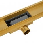 Balneo Duplex Next Mirror Gold 2w1 Odpływ liniowy dwustronny do wklejania płytki 80 cm lustrzane złoto A0101080102-3 WYSYŁKA 24H MAGAZYN