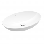 Villeroy & Boch Loop & Friends Umywalka nablatowa 56x38 cm bez przelewu biała Weiss Alpin 4A470101  VB088497