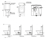 Kerasan Waldorf Zbiornik WC bez mechanizmu, biały 417901