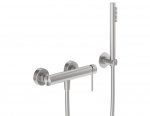 KFA Armatura Flint bateria prysznicowa natryskowa srebrna stal nierdzewna 93836058