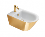 Catalano ZERO SOFT 55 bidet podwieszany biały/złoto 1BS55NRBO/0118551042
