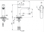 Ideal Standard Connect Air Bateria umywalkowa Blue Start bez korka szary magnetyczny połysk A7016A5