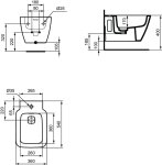 Ideal Standard strada ii bidet wiszący T297101 / T456801