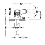Tres ESE-23 BATERIA DWUUCHWYTOWA DO BIDETU-123120