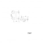  Giulini G. Parigi Bateria natryskowa  chrom 7307