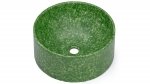 S.V.I.S. Design UMYWALKA 40 CM COLUMBA BASIC - FINGER PAINTING ZIELONY, LAKIER MATOWY