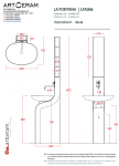  Artceram LFA00605 LA FONTANA mebel do umywalki 2.0 TECNORIL® / BIANCO MATT
